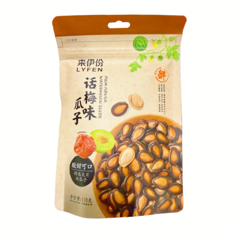 LYFEN Graines de tournesol saveur prune salée 118 g