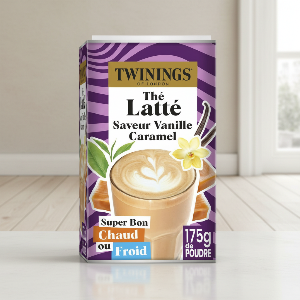 Twinings thé latte vanille caramel 175 g