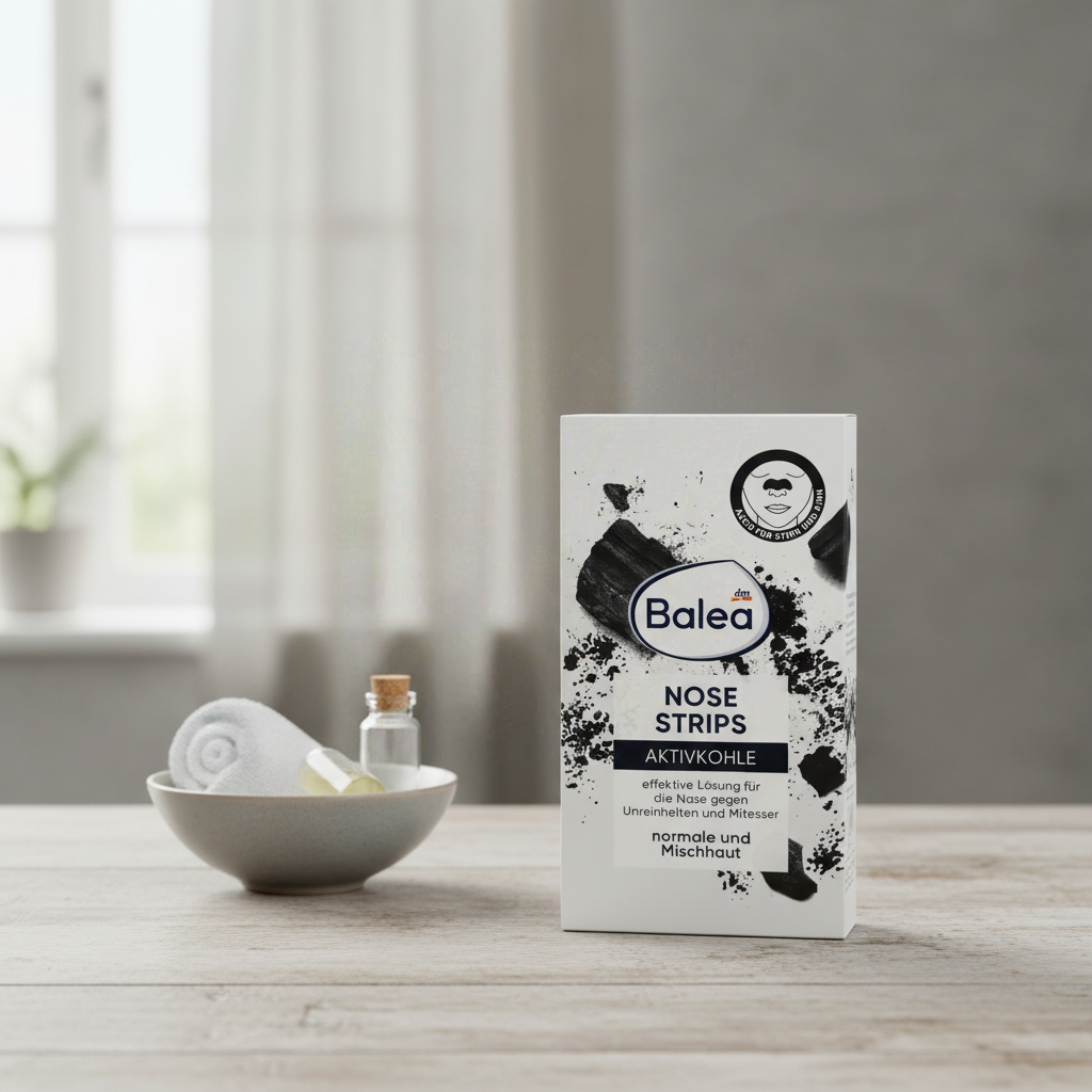 BALEA Patchs nez au charbon actif - 3 pièces