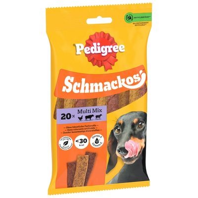 Pedigree Schmackos friandises pour chiens - 3 saveurs, 20 pièces