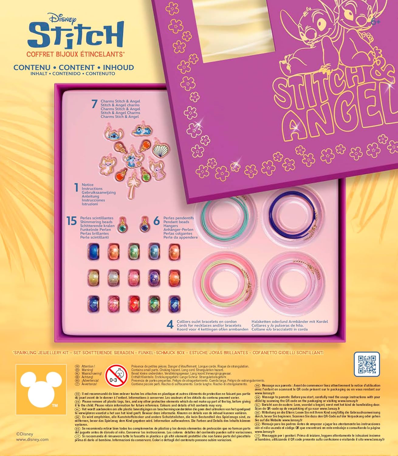 Stitch & angel - coffret bijoux etincelants