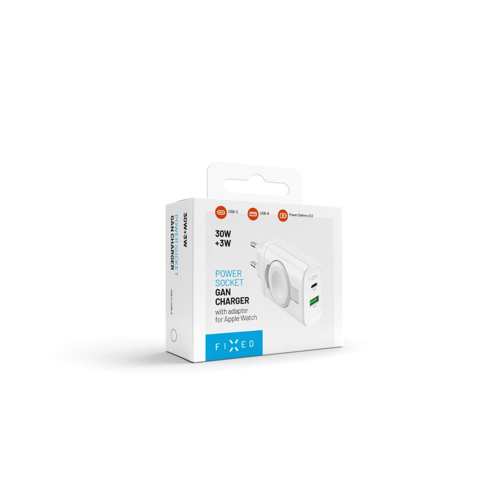 FIXED Chargeur mural de voyage 33W Blanc