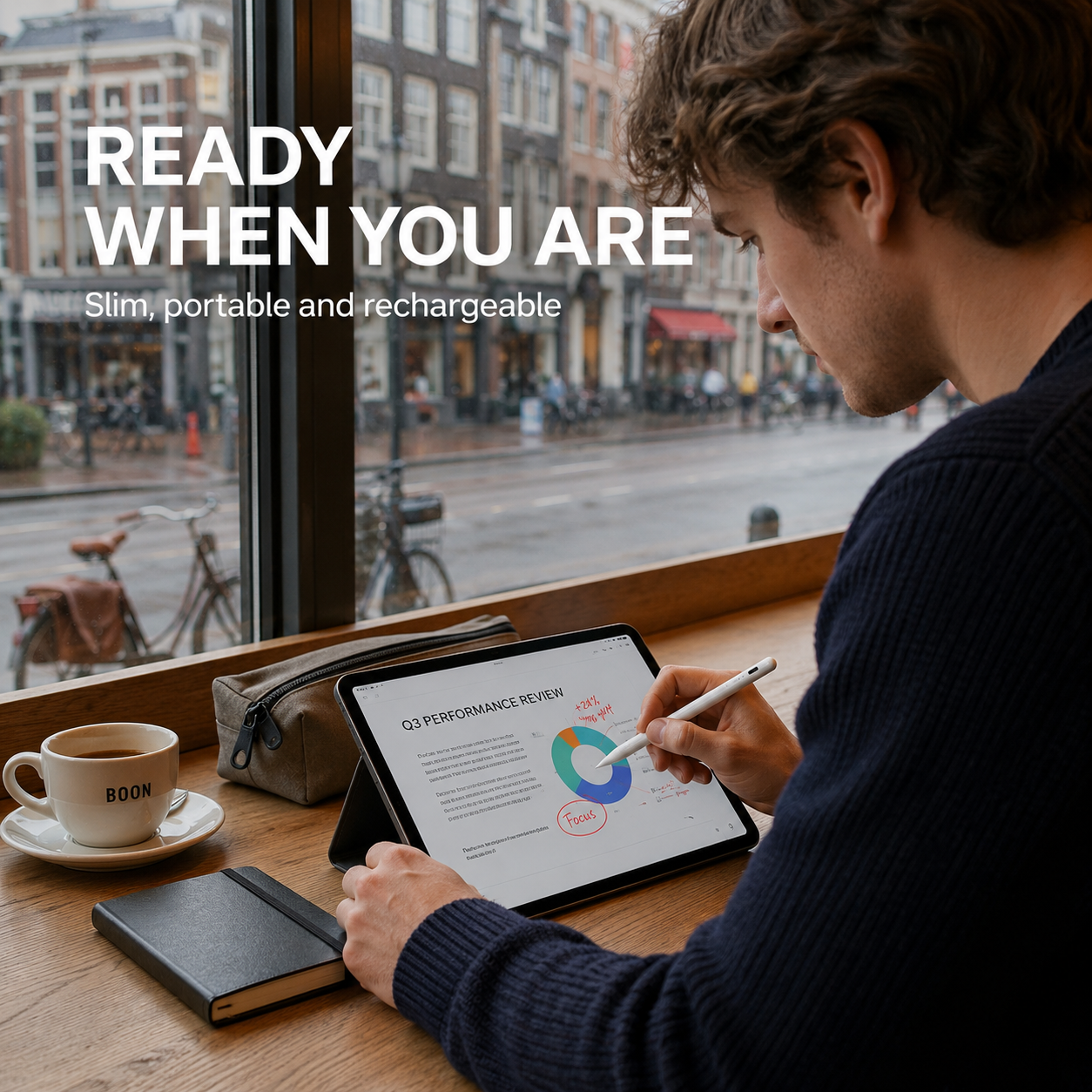 VoxorAI HL-U05 Stylet universel pour tablette iOS, iPad, Android et Microsoft - Blanc