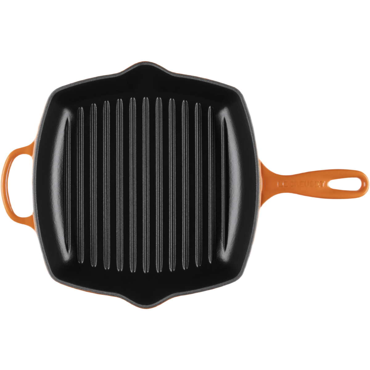 Le Creuset Signature Poêle-gril carrée 26 cm - Rouge (20183260900422)