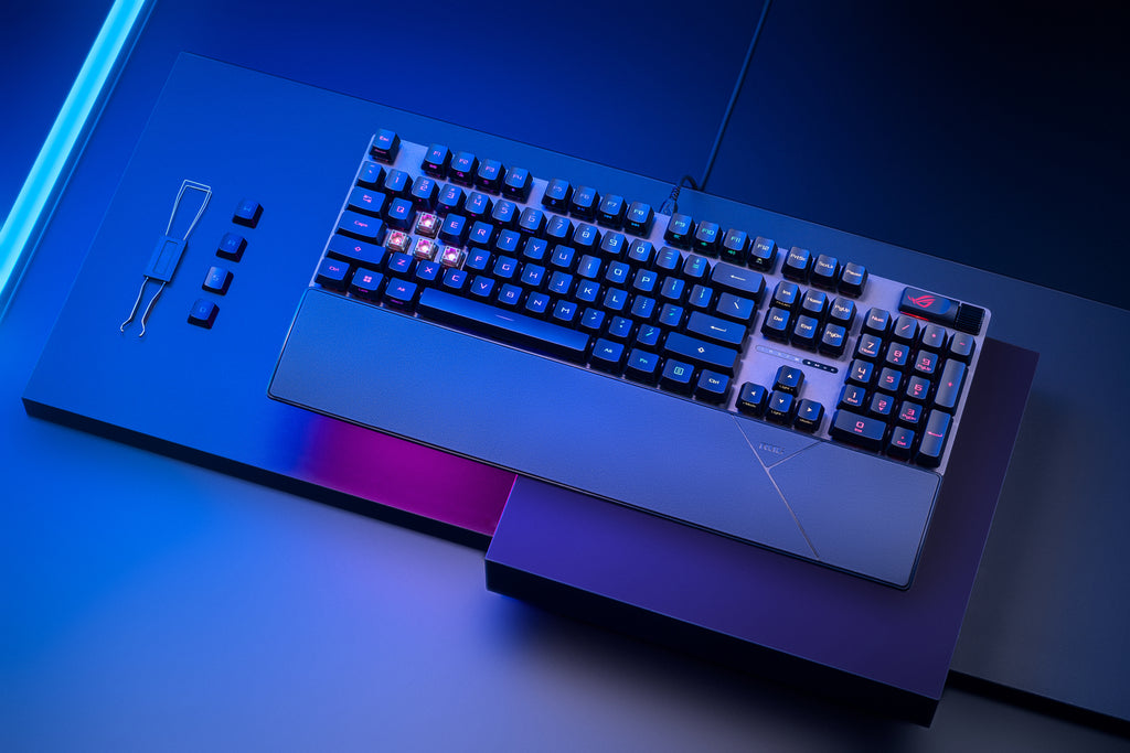 ASUS ROG Scope II 96 RX Clavier de Jeu Optique-Mécanique Filaire - AZERTY - Noir