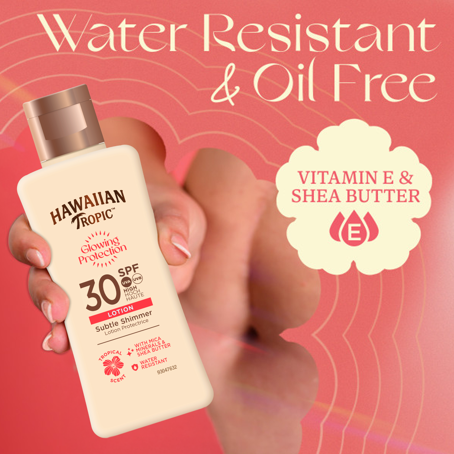 Hawaiian Tropic Lotion solaire satinée mini FPS 30 75 ml