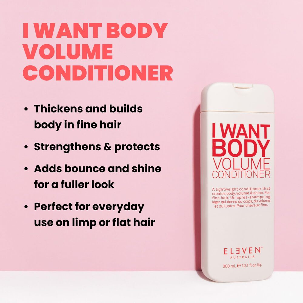 ELEVEN AUSTRALIA - Après-shampoing Volume I Want Body - 960ml
