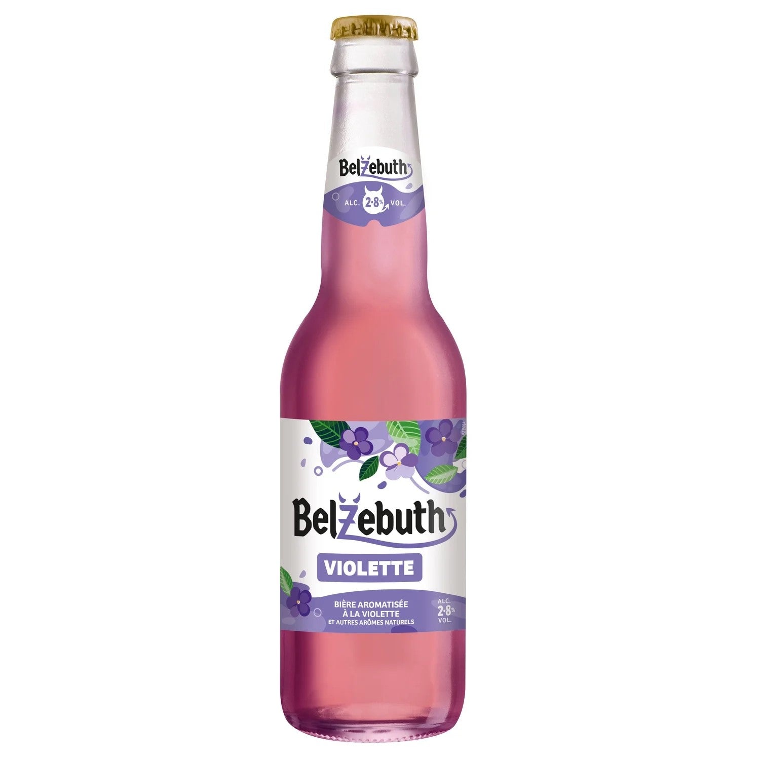 BELZEBUTH Bière aromatisée à la violette 2,8 % - 33 cl