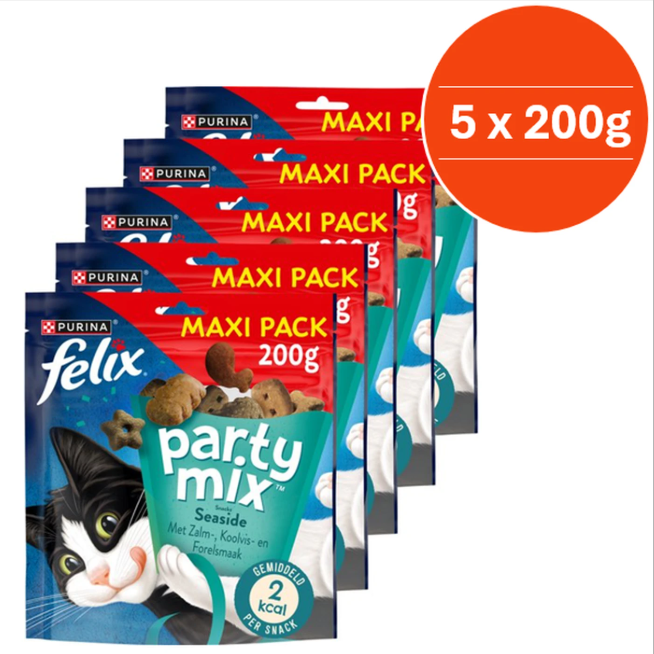 Felix Party mix Mélange de la plage 5*200 g