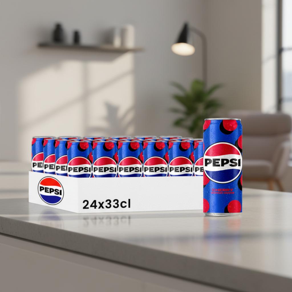 PEPSI Boisson gazeuse cerise - 24 x 33 cl