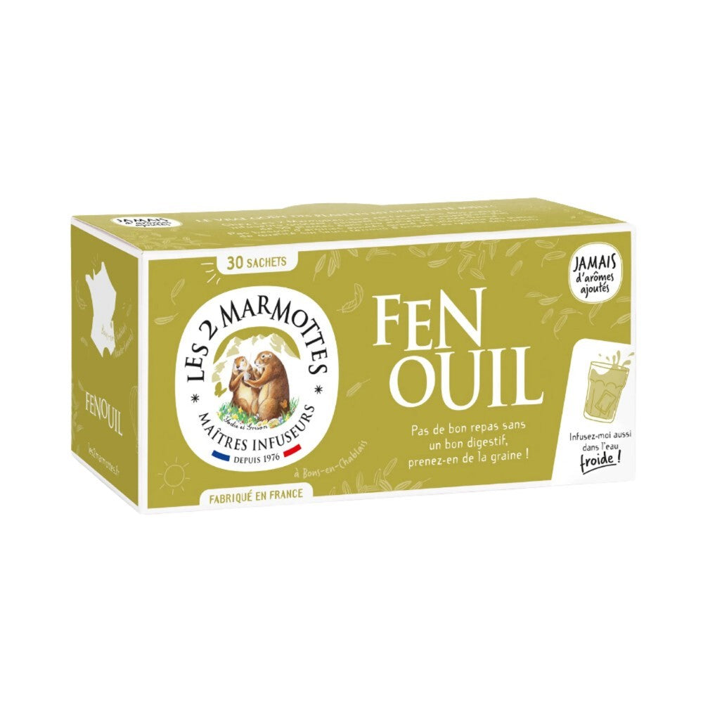 Les 2 Marmottes Infusion au fenouil 60 g