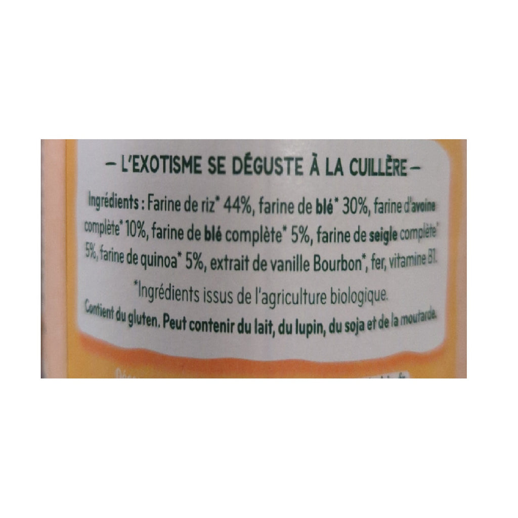 Baby Bio Céréales quinoa vanille 6M 220 g