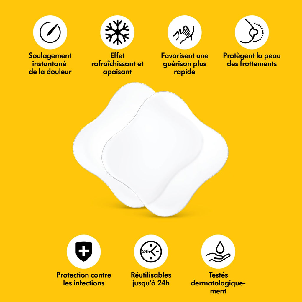MEDELA - Compresses hydrogel, lot de 4