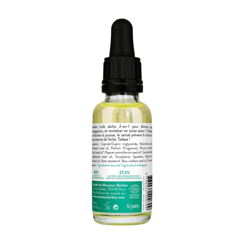 MONSIEUR BARBIER Full Care Huile sèche pour barbe & cheveux - 30 ml