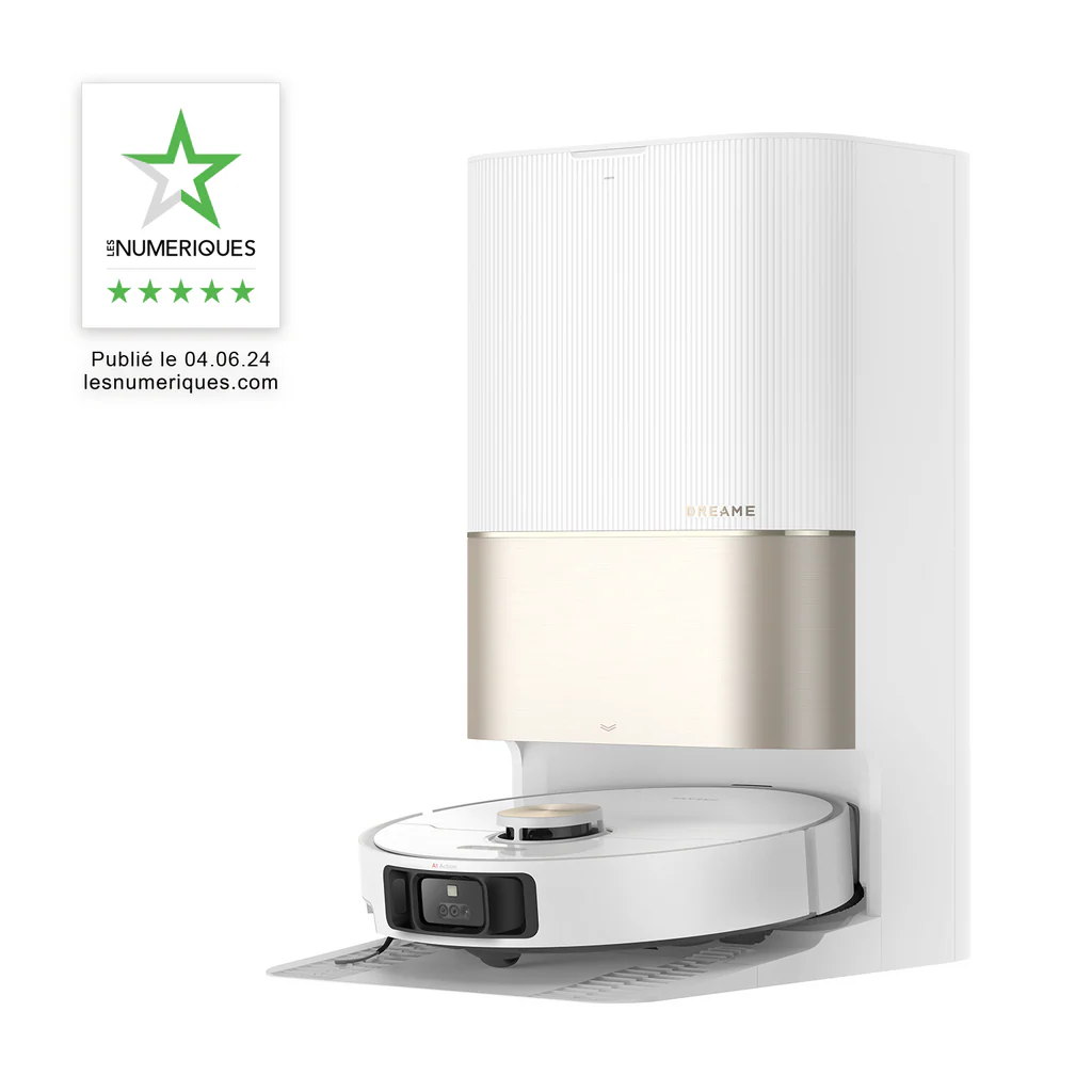 Dreame X40 Ultra Robot aspirateur complet - Blanc