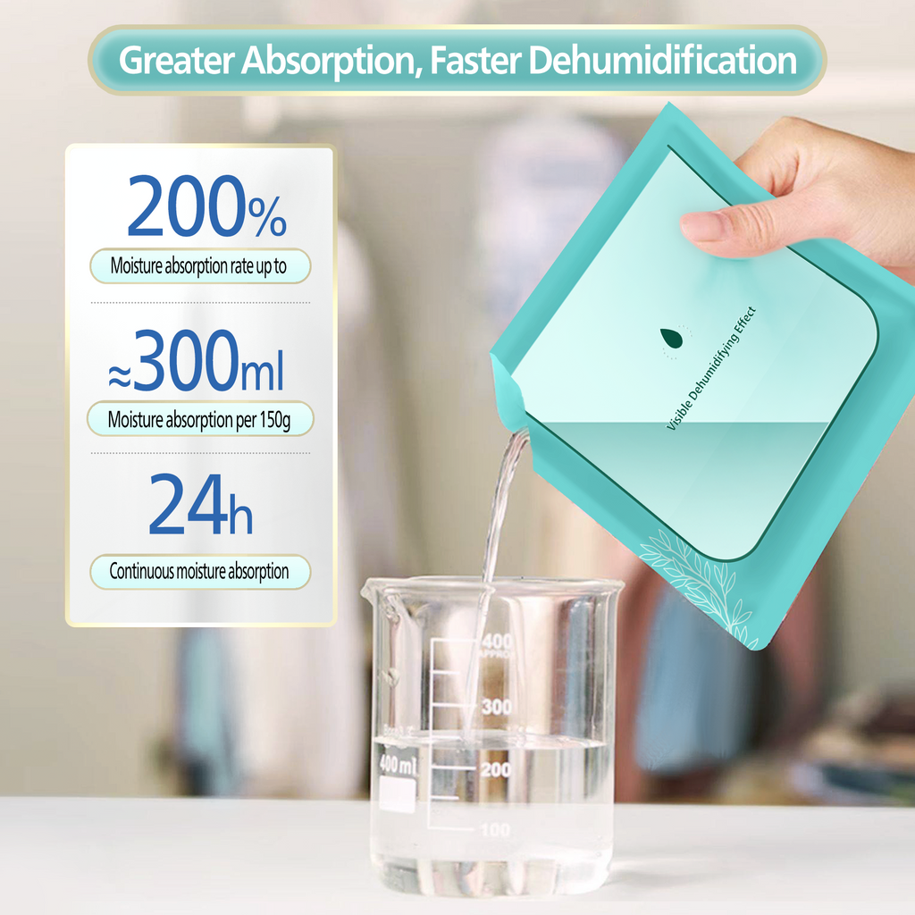 GrePower Sachets déshumidifiants au parfum de lin, lot de 10, anti-humidité et anti-condensation, absorption d'humidité ultra-forte, déshumidification rapide, pour placards, maison