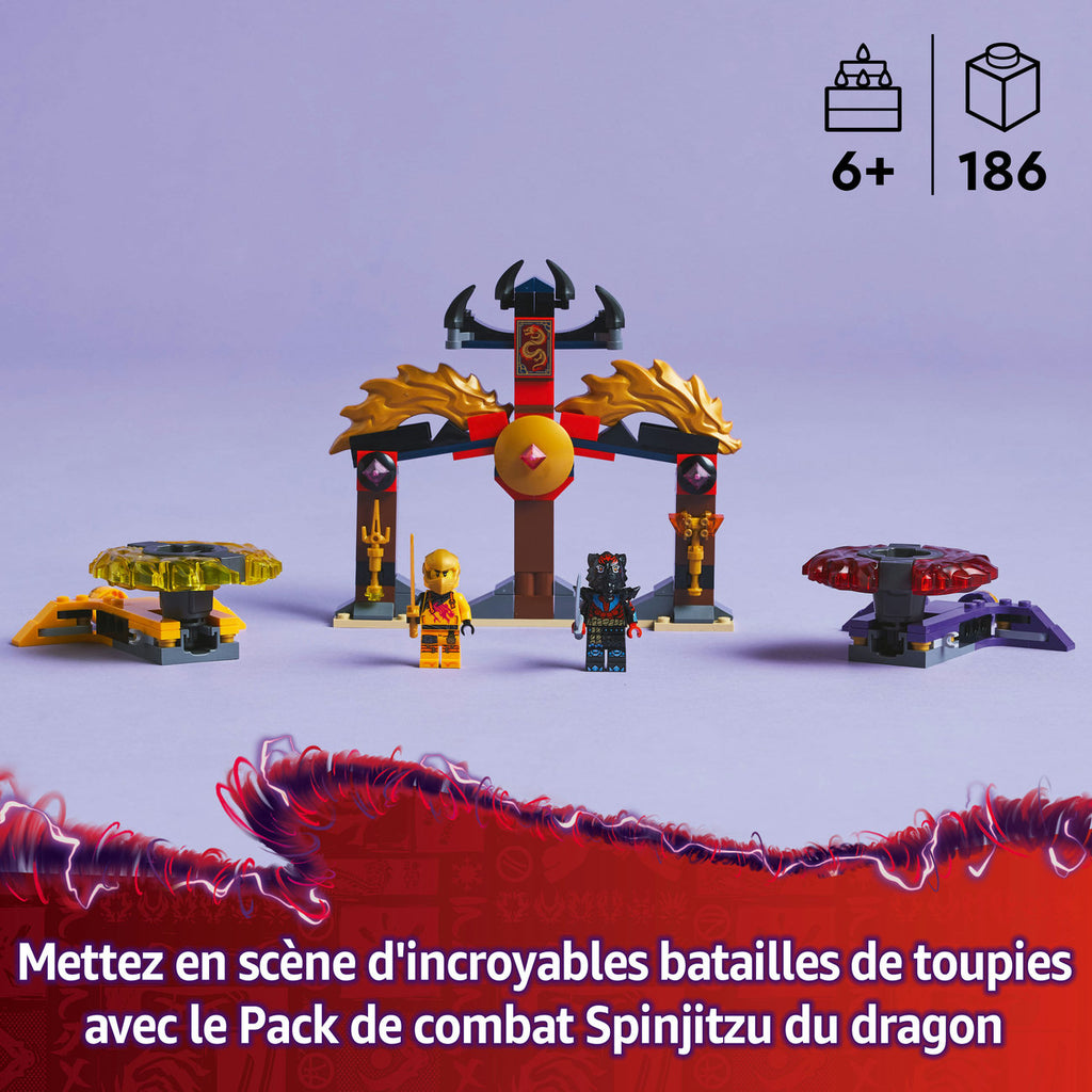 LEGO Ninjago 71826 Pack de combat Spinjitzu du dragon