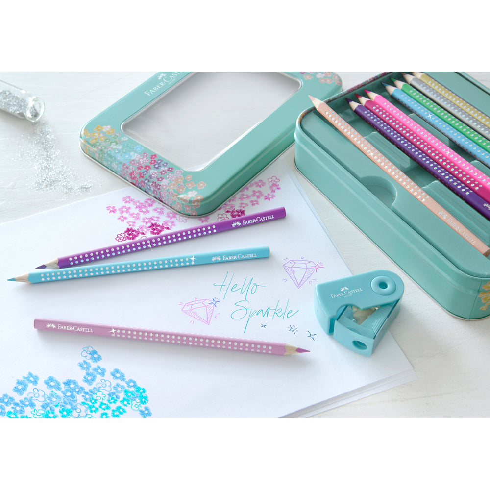 Faber-Castell Coffret cadeau de 20 crayons Sparkle