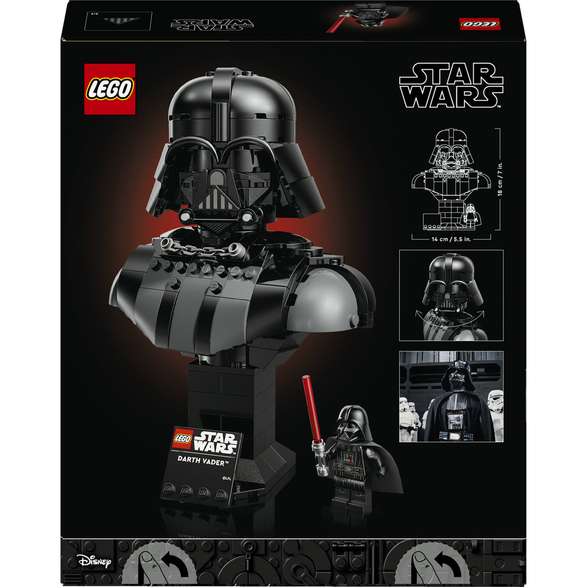 LEGO Star Wars TM 75439 Le buste de Dark Vador