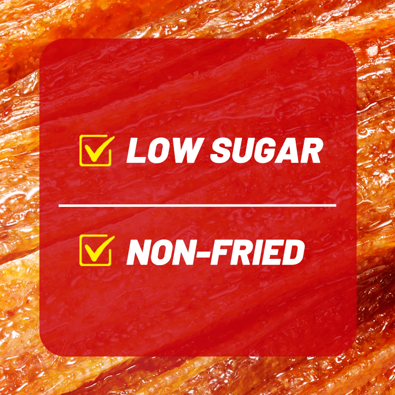 Wei Long Grands bâtonnets de gluten saveur épicée - Contient des édulcorants - 106 g