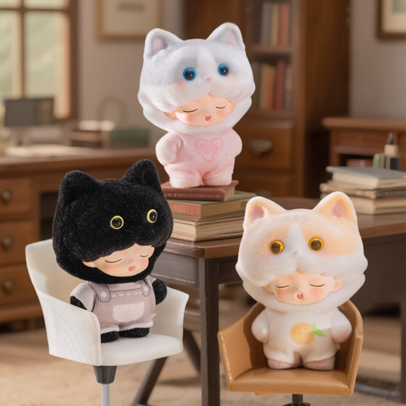 JOTOYS YUMO Boîte Mystère Mini Peluche Famille d'Animaux de Compagnie Dimensions de la Boîte Extérieure 685425355 Modèles 17