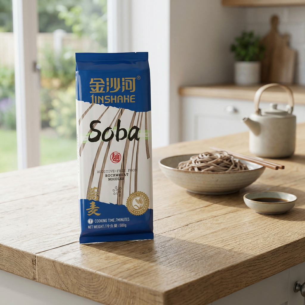 Jin Sha He Nouilles de sarrasin - 500 g
