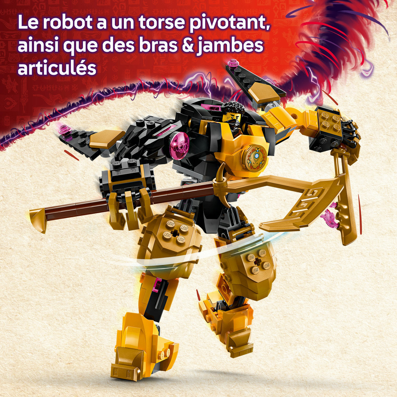 LEGO Ninjago 71839 Le robot de Spinjitzu d’Arin