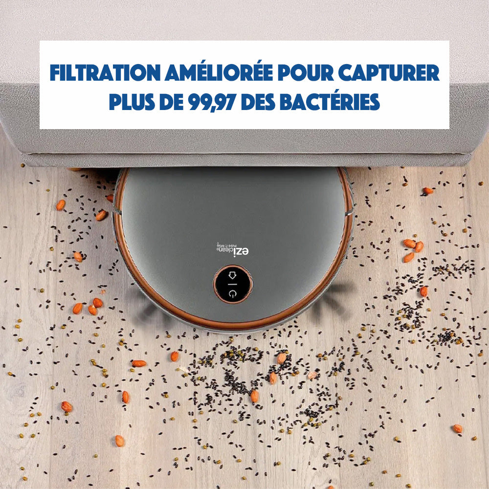 Robot aspirateur connecté EZIclean® Aqua iMap A50