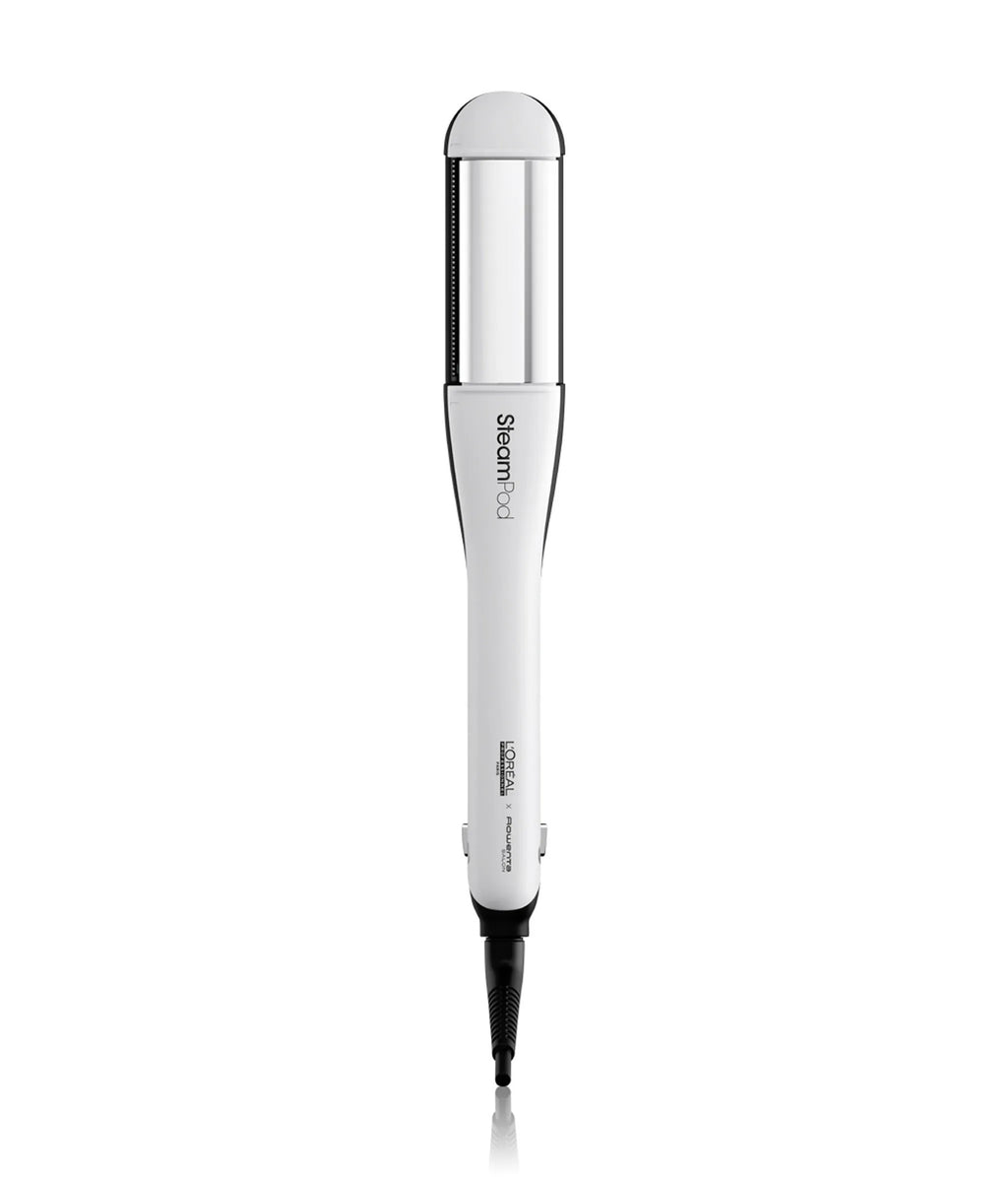 L'Oréal Professionnel Paris Steampod 4.0 - Lisseur et boucleur vapeur 2-en-1, coiffure rapide, technologie vapeur brevetée, tous types de cheveux, blanc