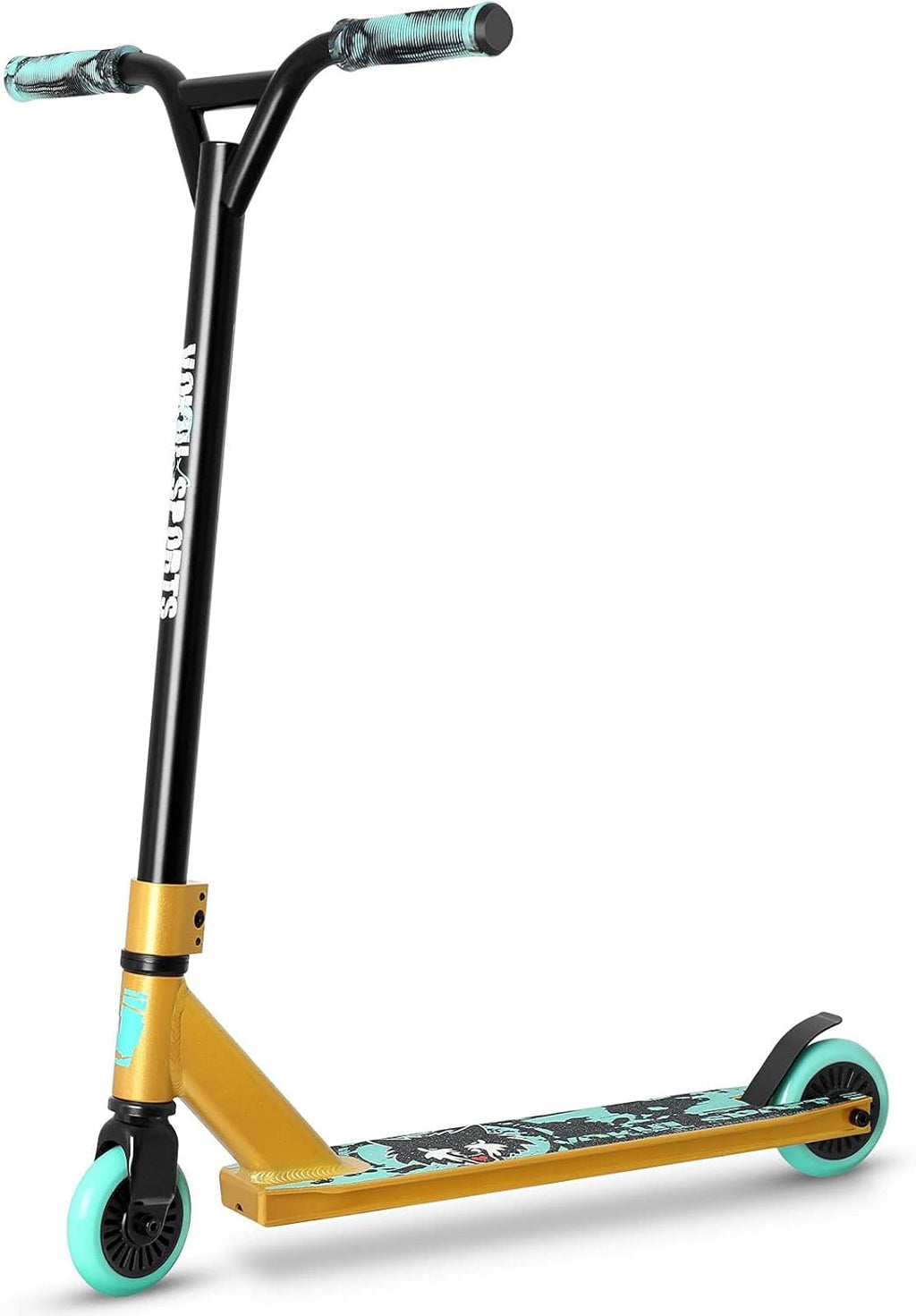 VOKUL S2 Pro Trottinette freestyle BMX pour enfants dès 6 ans de niveau débutant en aluminium