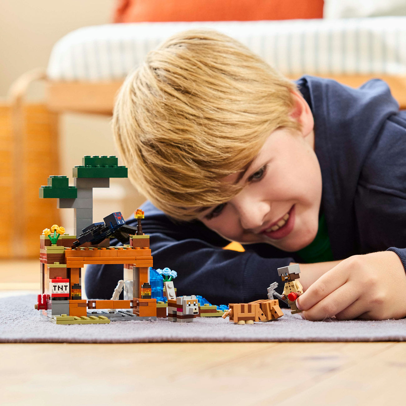LEGO Minecraft 21269 L’Expédition à la Mine du Tatou – Set de Construction
