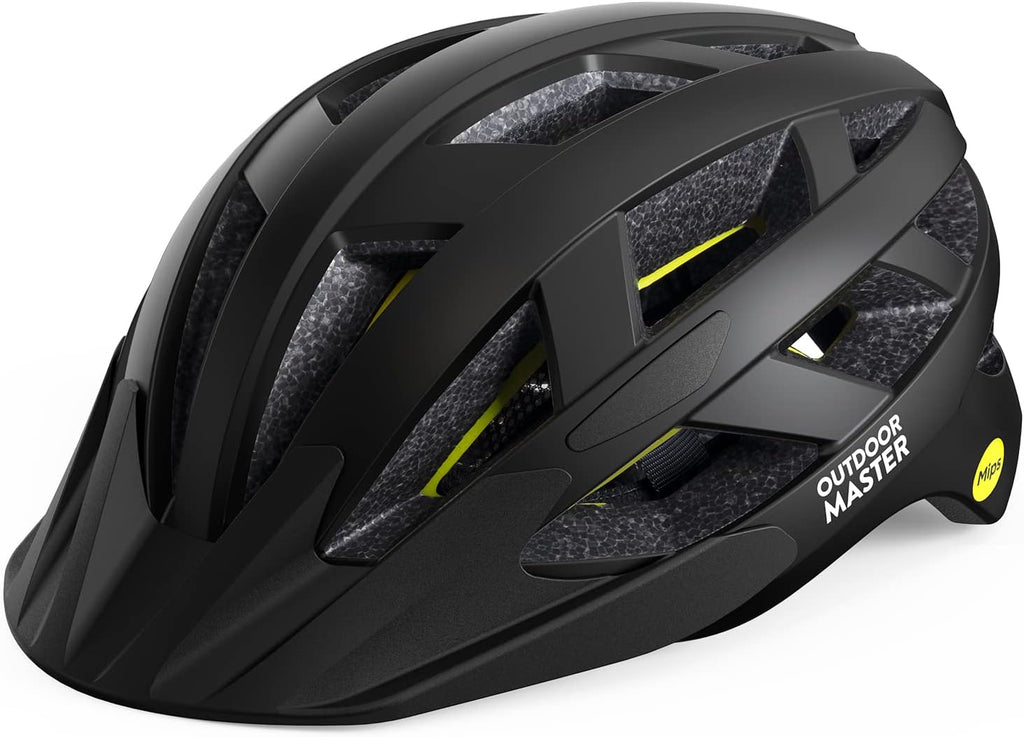 OutdoorMaster MIPS Gem I Casque de vélo pour adultes noir - Taille L