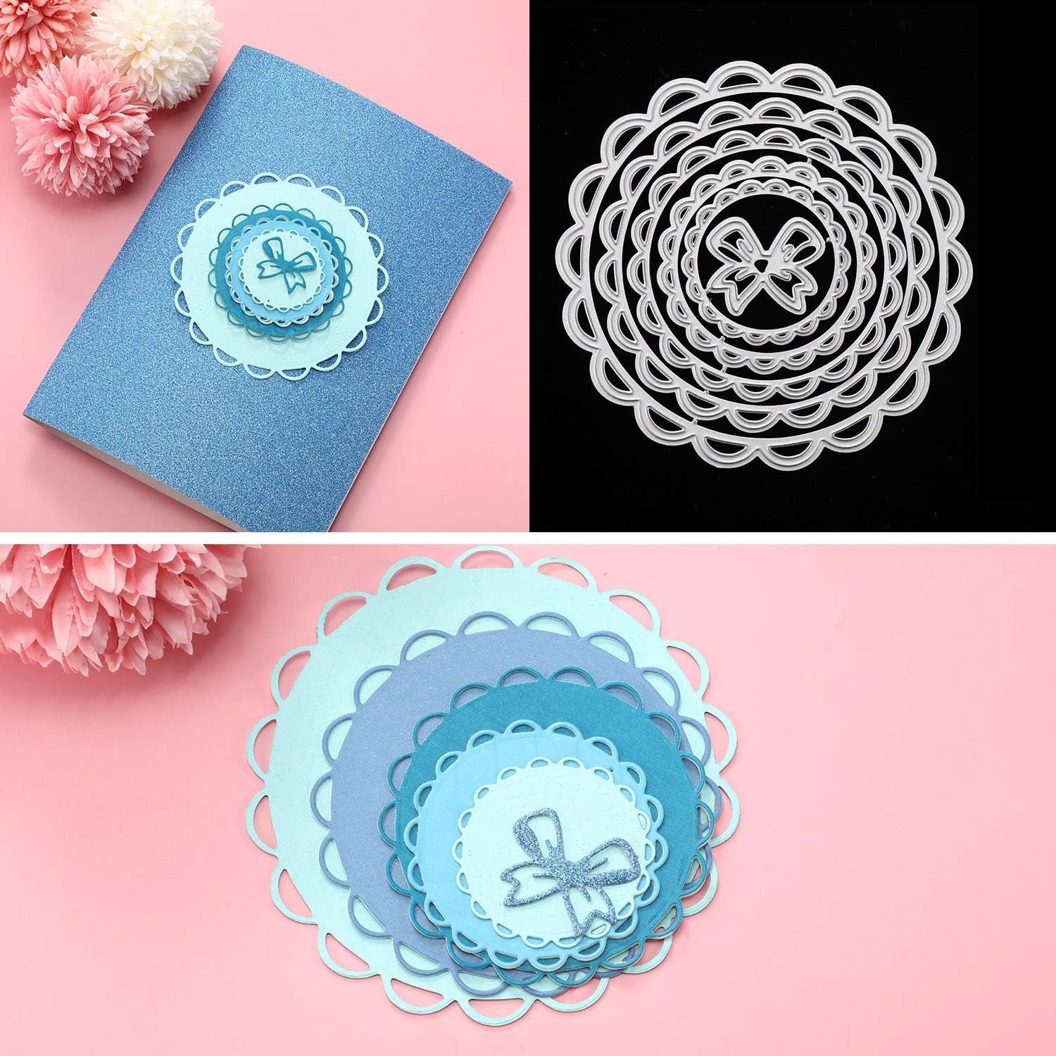 Cadres de découpe pour dies de découpe en métal, tampons en métal pour loisirs créatifs DIY, fabrication de cartes en papier, scrapbooking, embossage