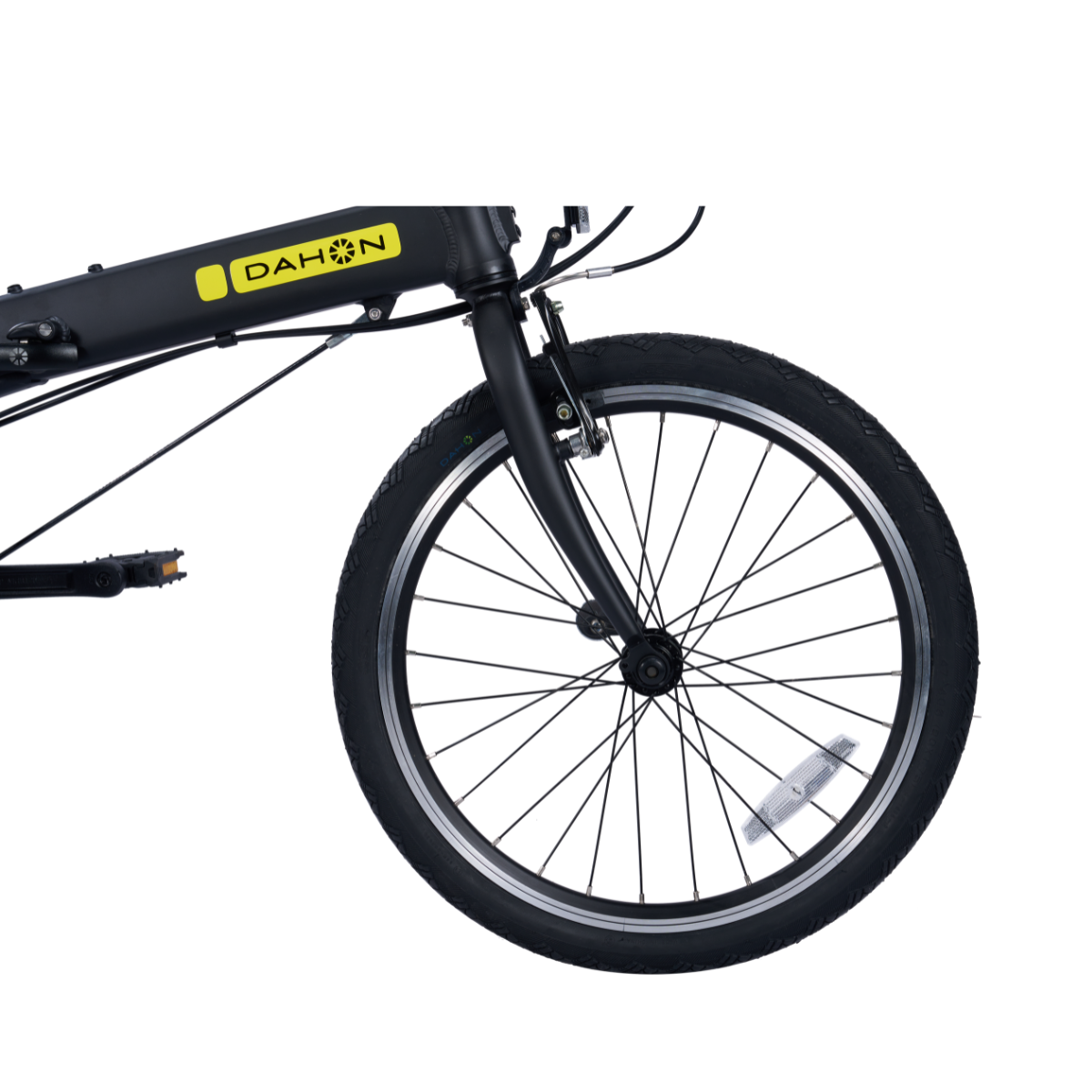DAHON Vélo pliant HIT D6 Obsidian - Pneu 20 pouces x 1,75 pouces