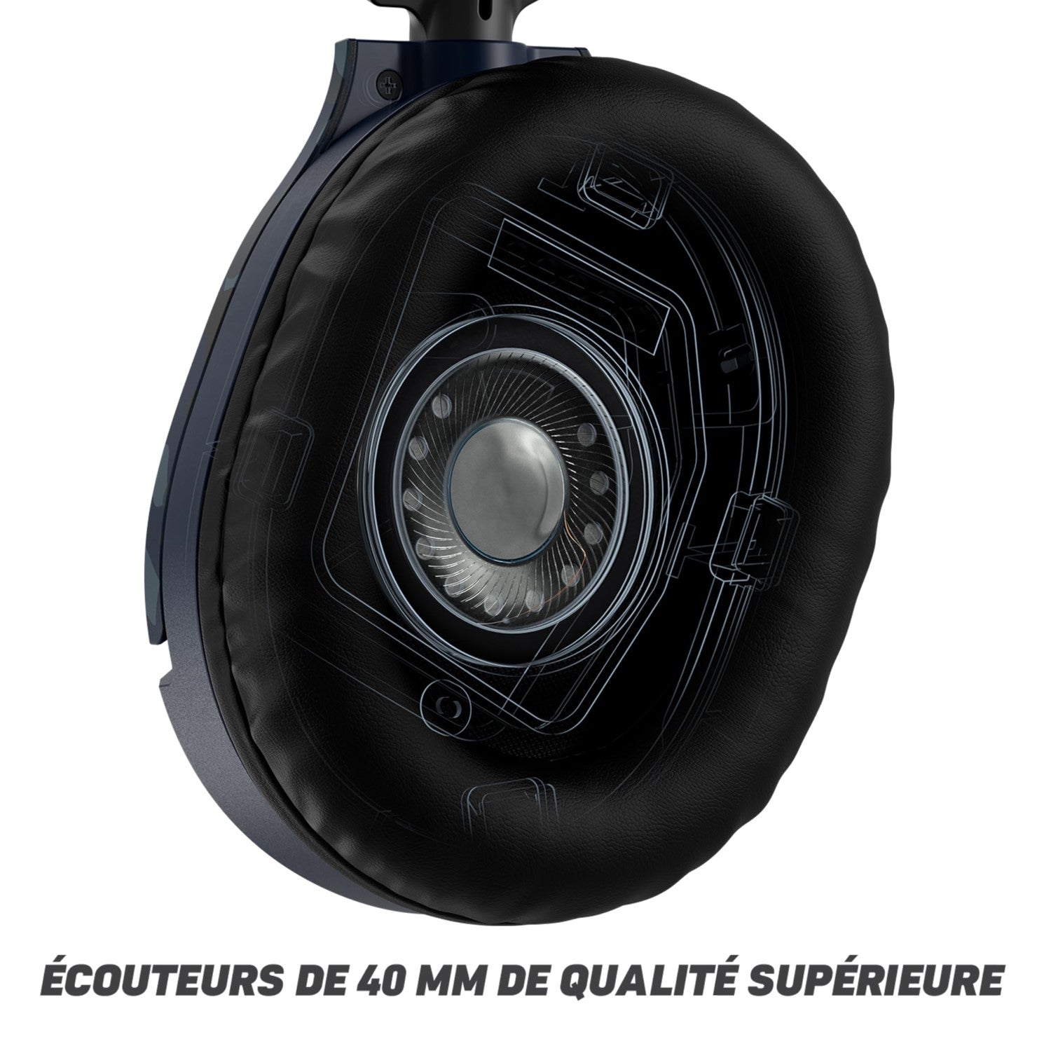 TURTLE BEACH Recon 70 Casque Gaming Filaire (Prise 3.5mm) - Micro Muet par Basculement - PC, PS5, Xbox Series X|S, Switch 2 & Plus - Camouflage Bleu