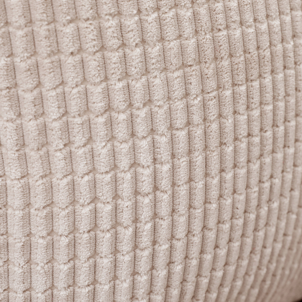 Deconovo Housse de coussin en velours Couleur beige 50*50 cm 1 pc