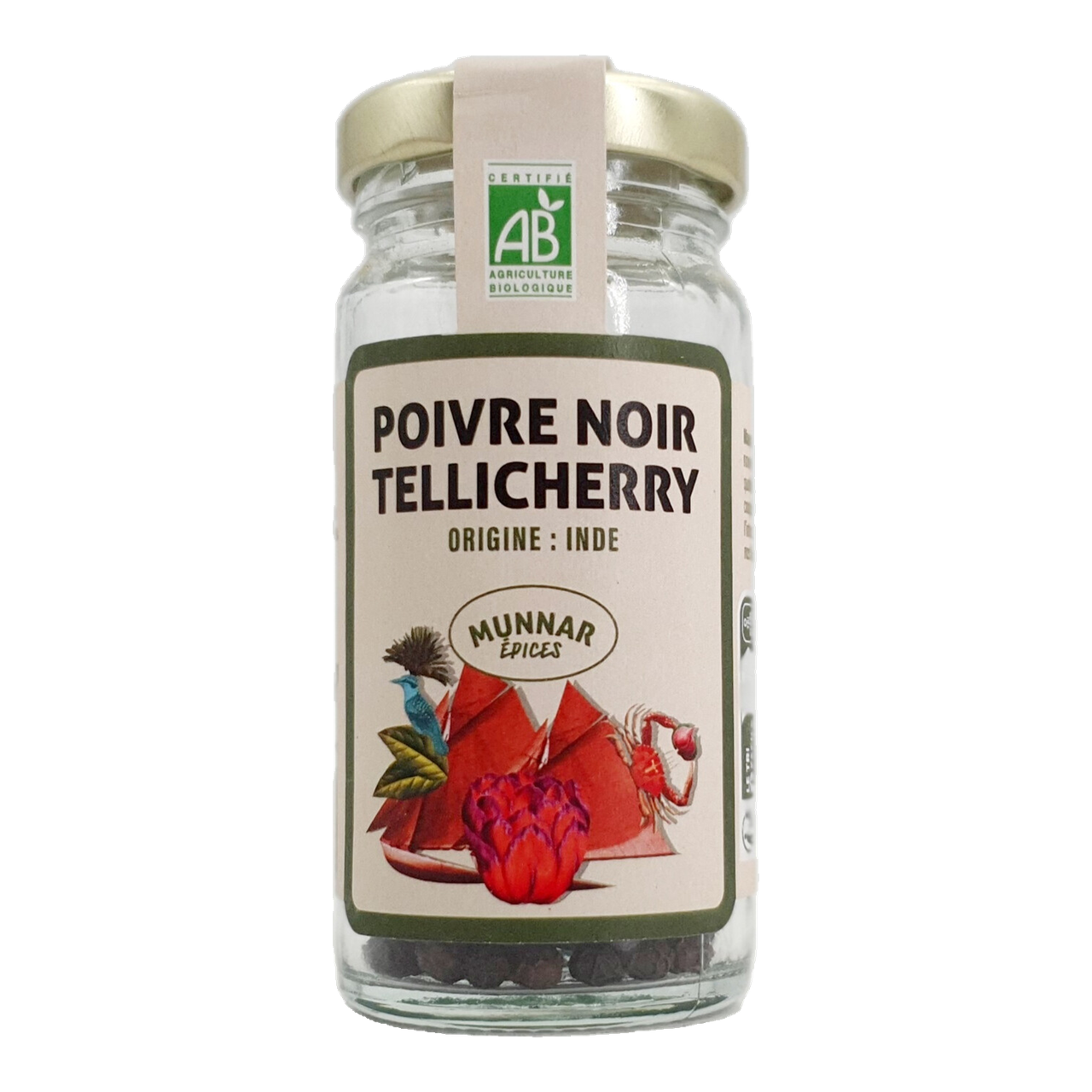 MUNNAR Poivre Noir Tellicherry 35g
