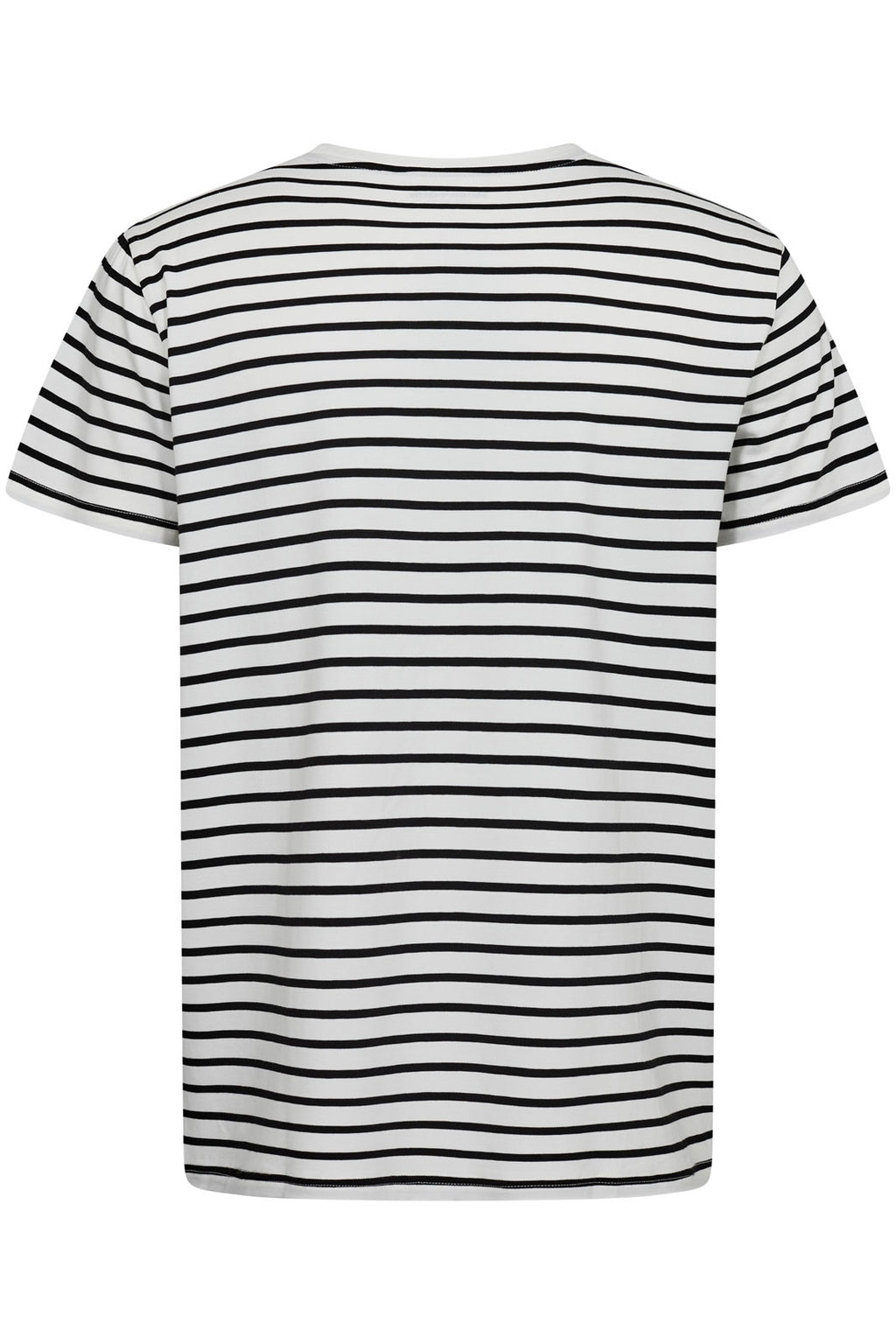 Resteröds T-shirt en bambou à rayures blanches et noires, taille L