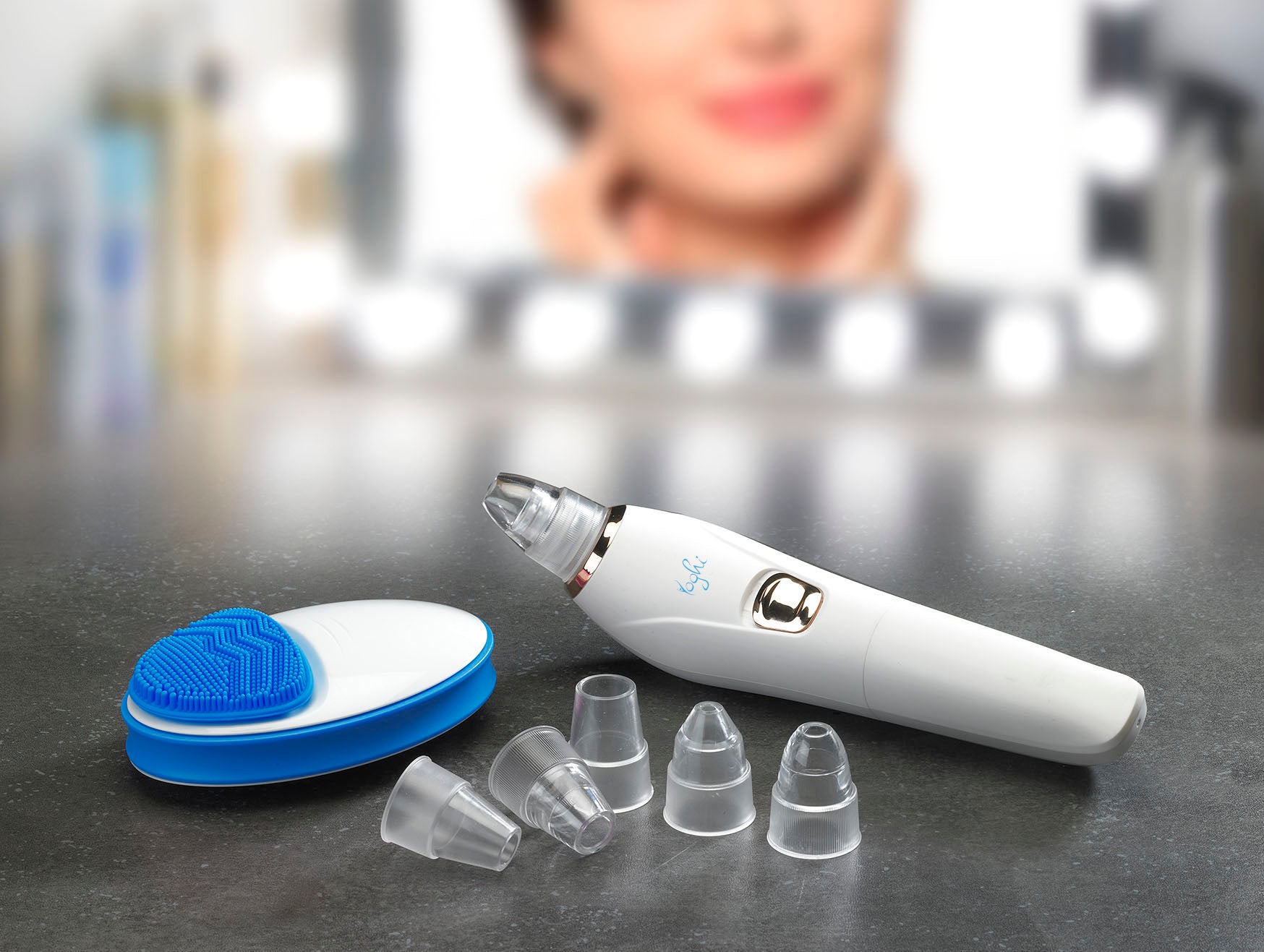 Yoghi EPN P150 Extracteur de points noirs et brosse nettoyante pour visage