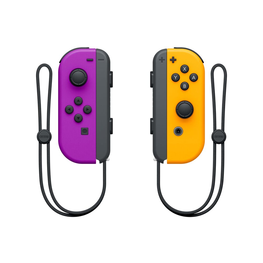 Nintendo Paire de manettes Joy-Con pour Switch - Violet / Orange néon