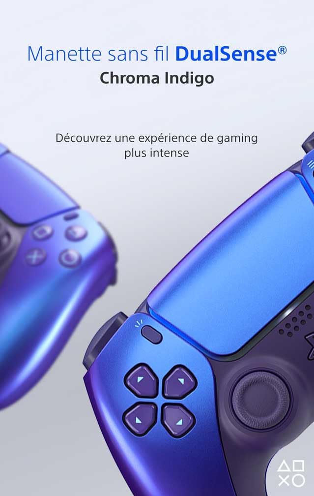 Sony Manette PS5 sans fil Dualsense - Chroma Indigo