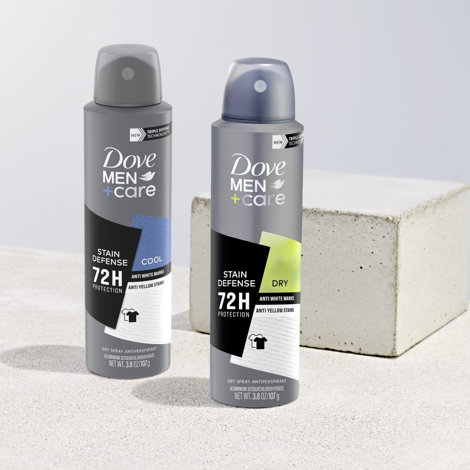 DOVE Men+Care Déodorant spray fraîcheur invisible avancée - 150 ml