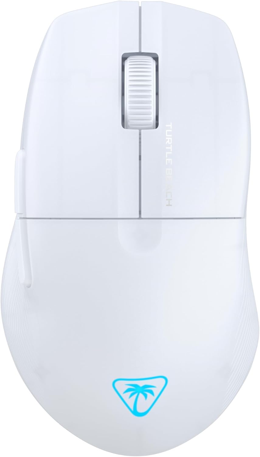 TURTLE BEACH Souris Gaming Sans Fil Pure Air 2.4GHz & Bluetooth - 26000 DPI, 6 Boutons - Blanc