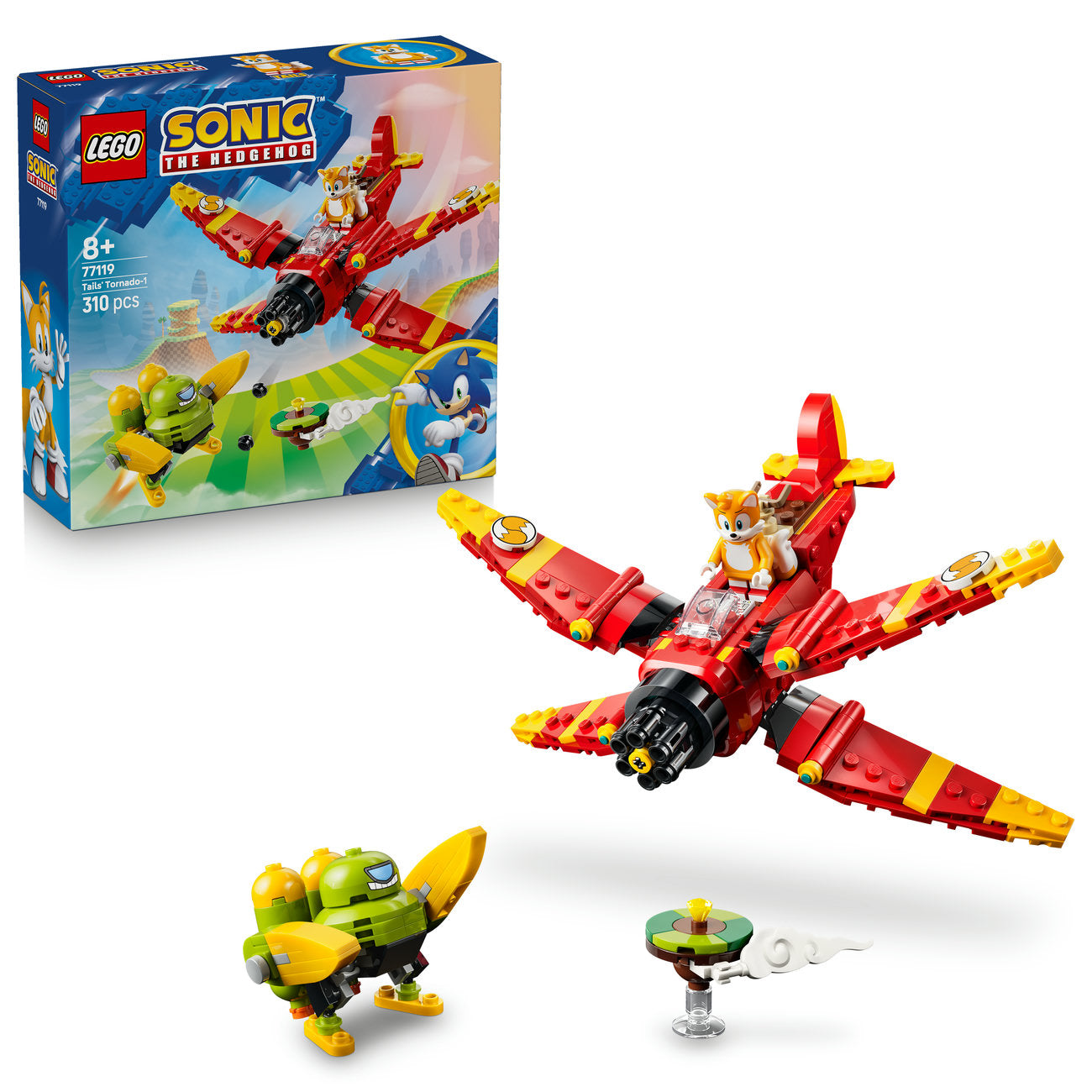 LEGO Sonic 77119 Le Tornado-1 de Tails