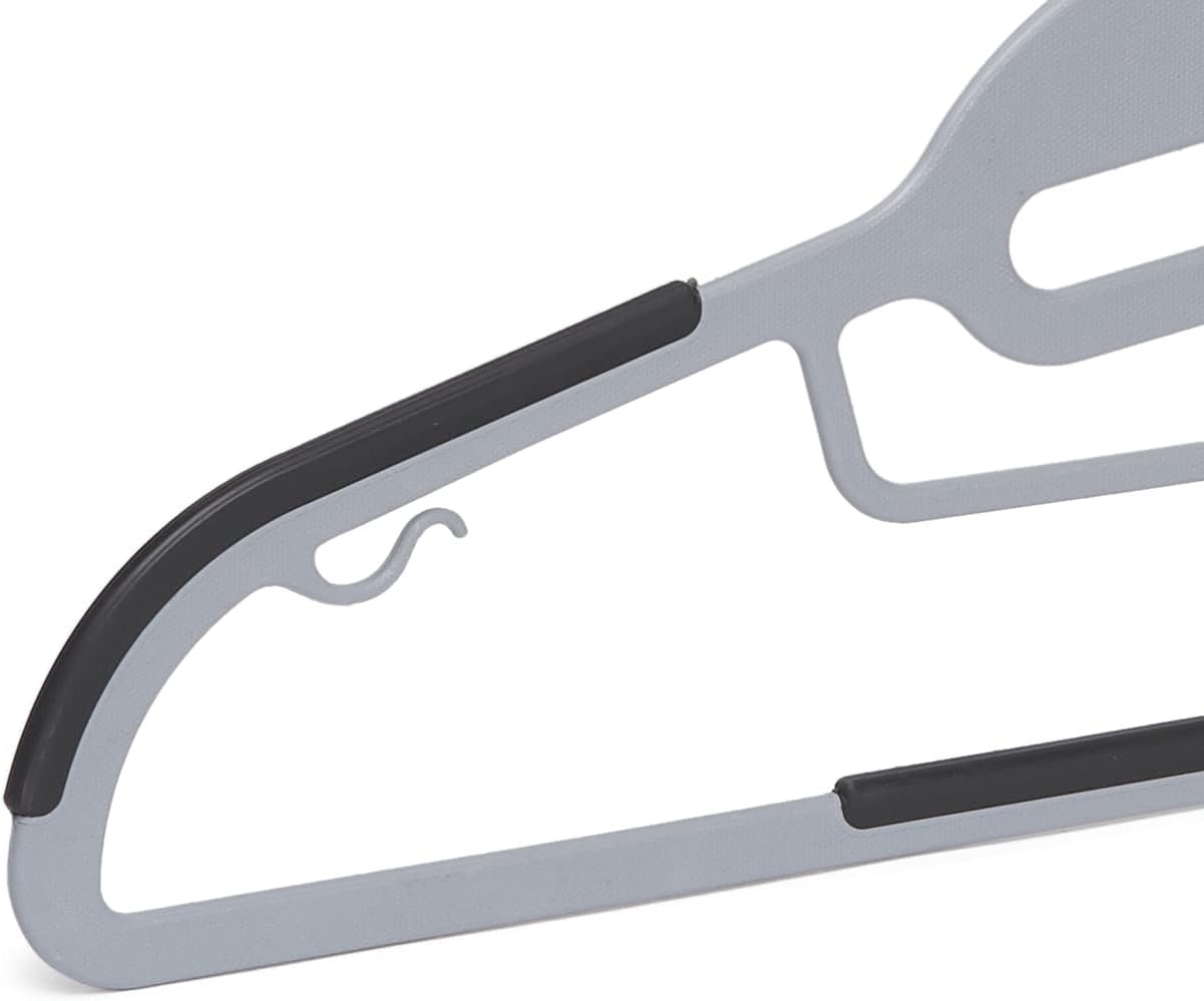 ANQI Lot de 20 cintres en plastique Gris