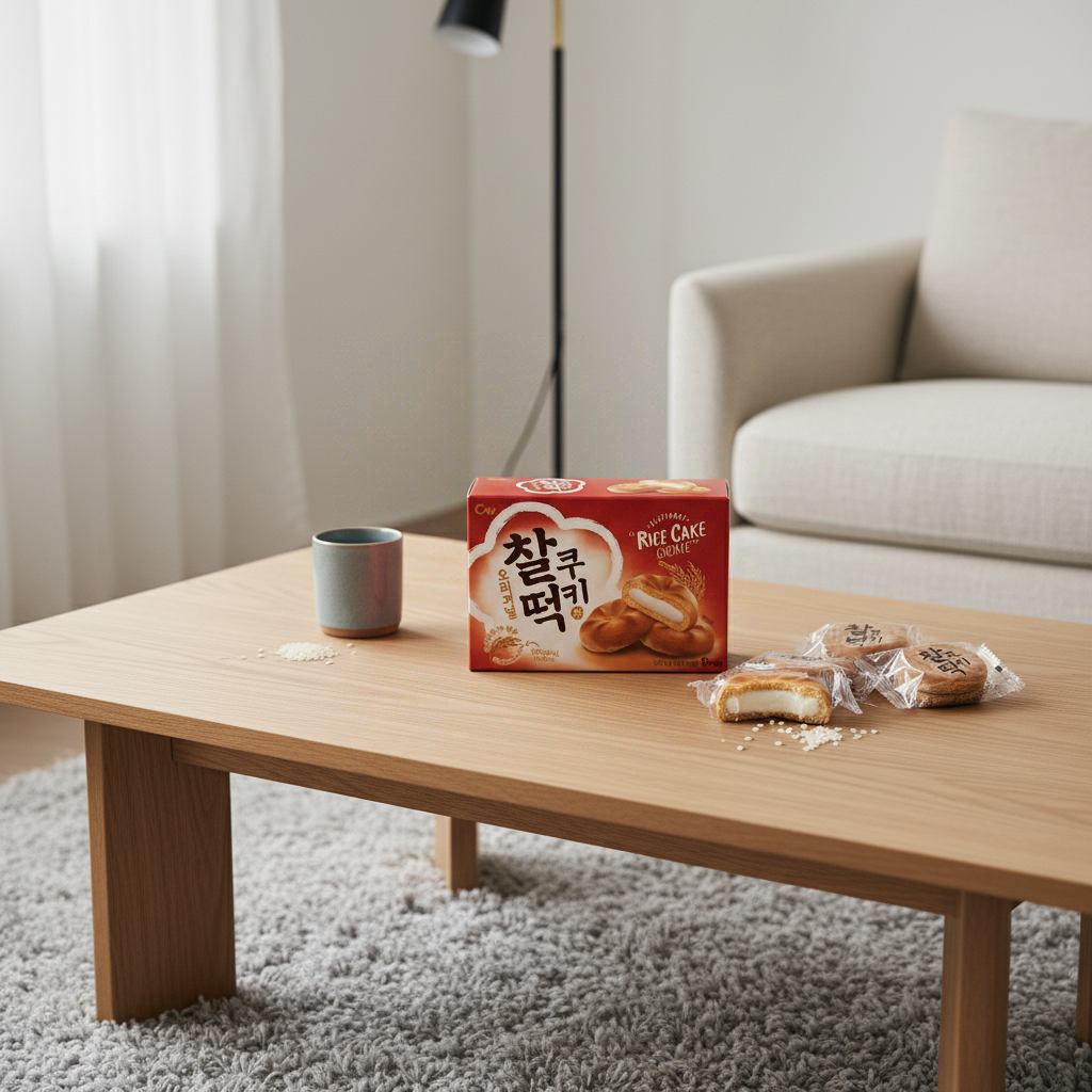 Cheongwoo Biscuits de gâteaux de riz nature 107,5 g x 18 sachets de 5 pièces