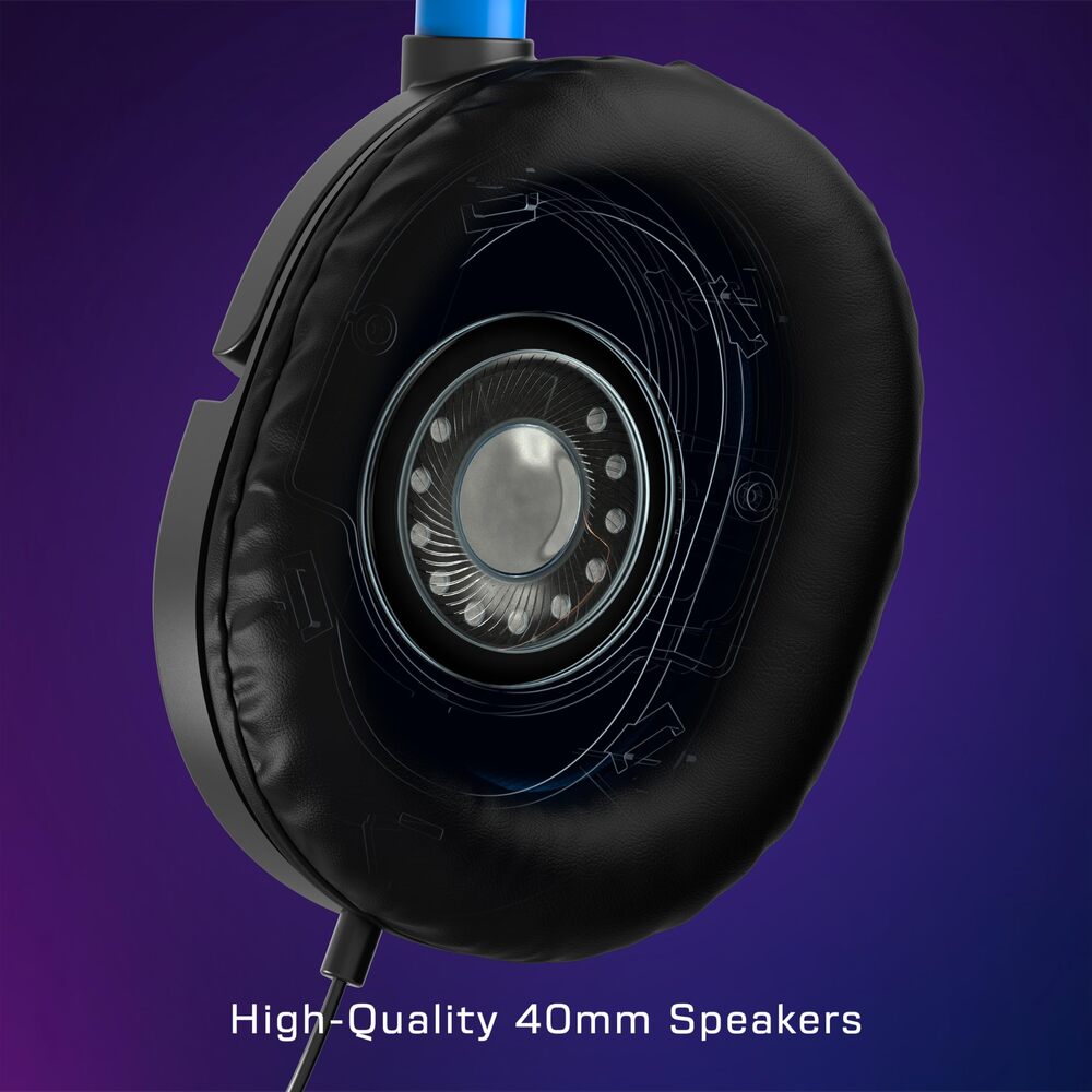 TURTLE BEACH Recon 50P Casque Gaming Filaire (Prise 3.5mm) - Micro Amovible - PC, PS5, Switch 2 & Xbox Series X|S - Noir