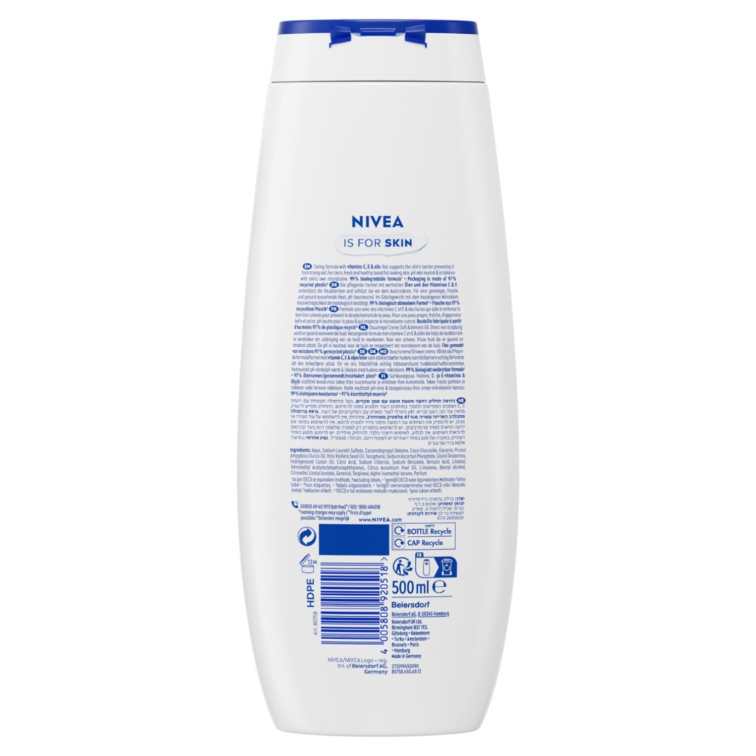 NIVEA Douche Corps Soin Creme Soft 500 ml