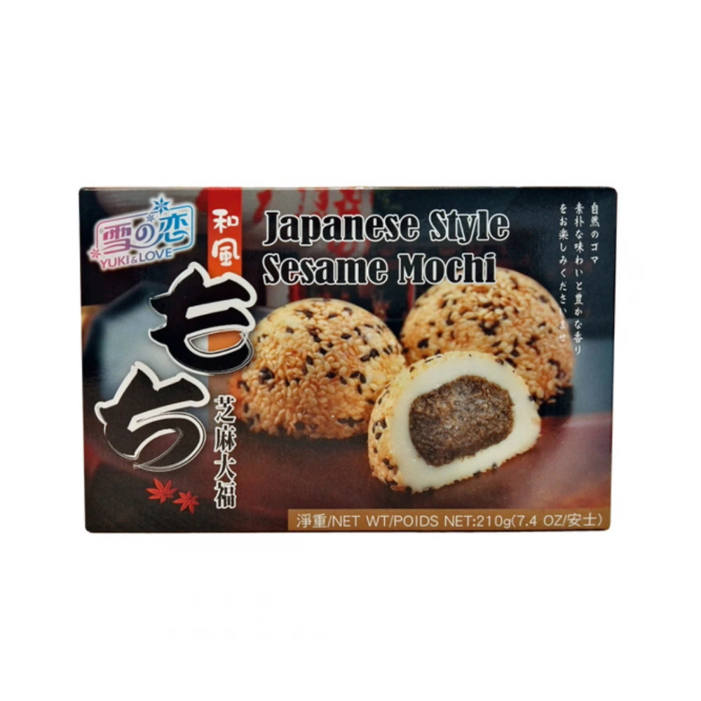 Yuki & Love Mochi au sésame style japonais - 210 g