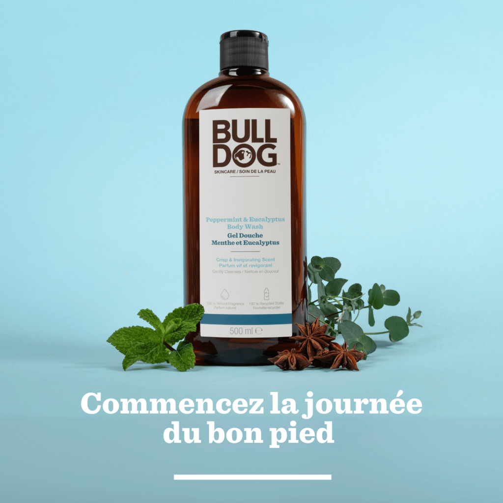 BULLDOG SKINCARE Menthe Poivrée & Eucalyptus - Gel Douche - 500 ml